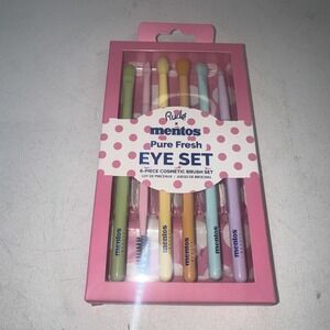Rude x Mentos Pure Fresh EYE SET 6 Piece Cosmetic Brush Set